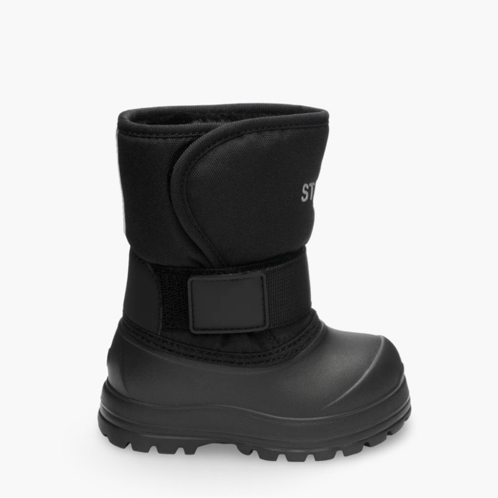 Stonz Black Kids Boots